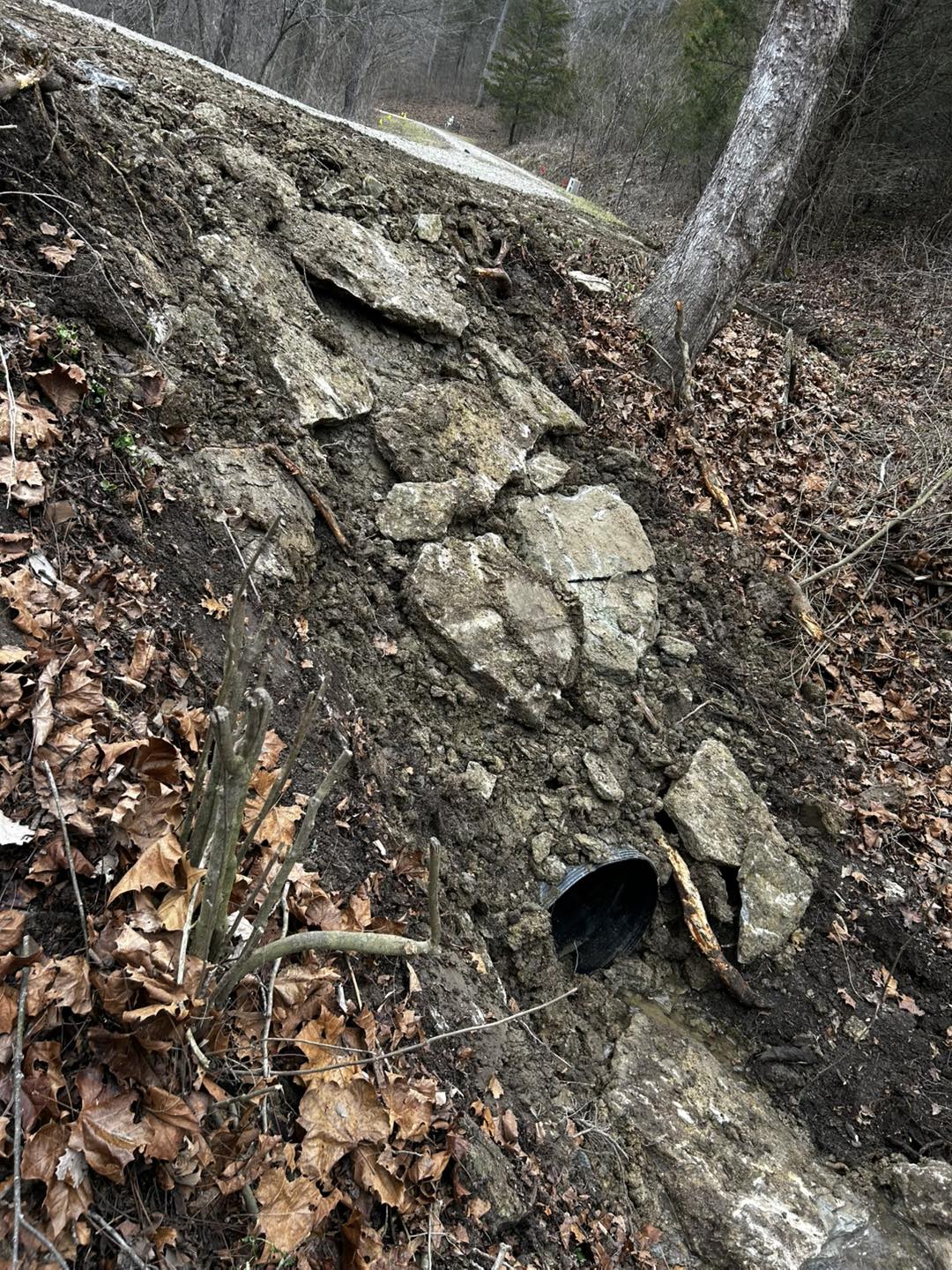 Completed driveway repair